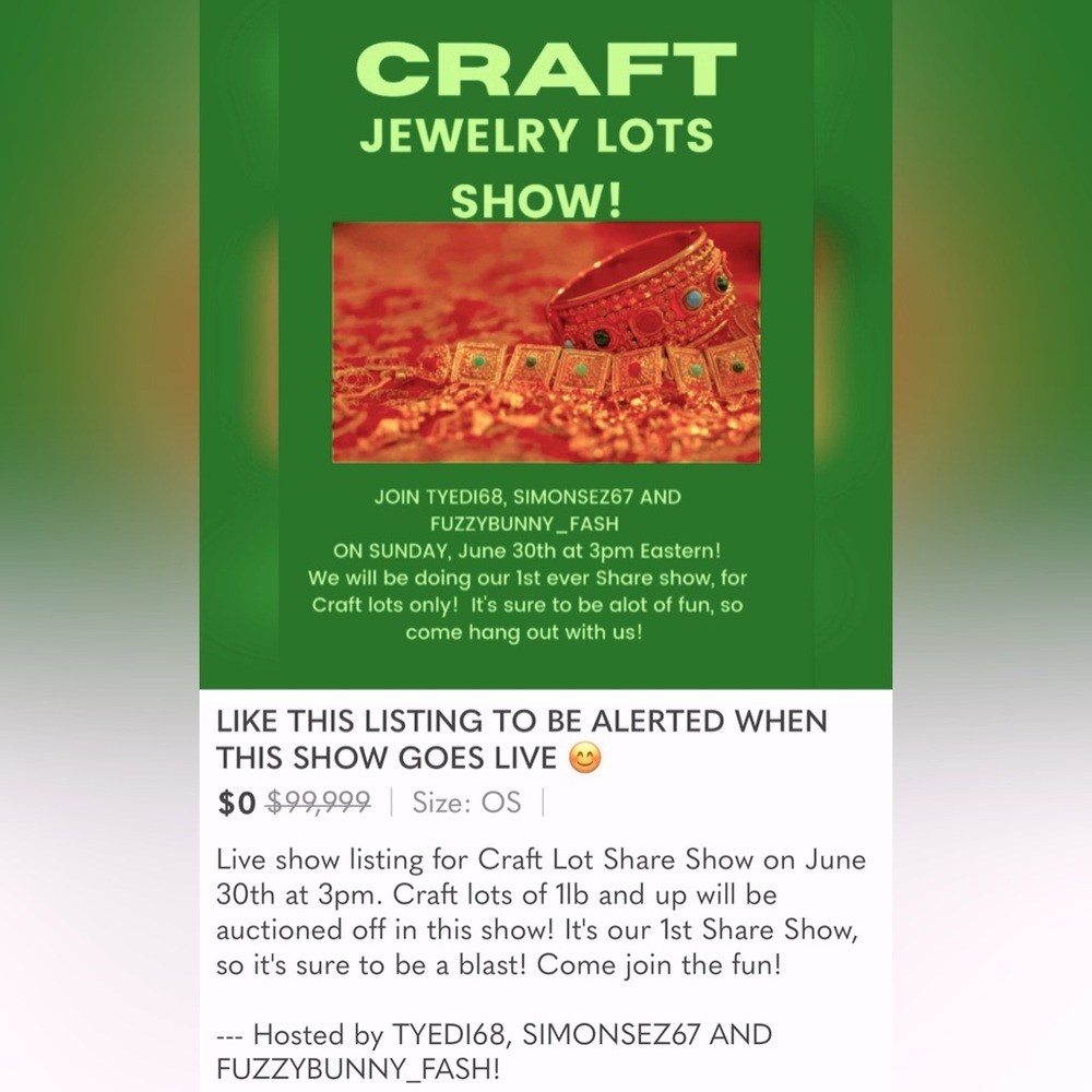 CRAFT LOT SHARE SHOW!!!